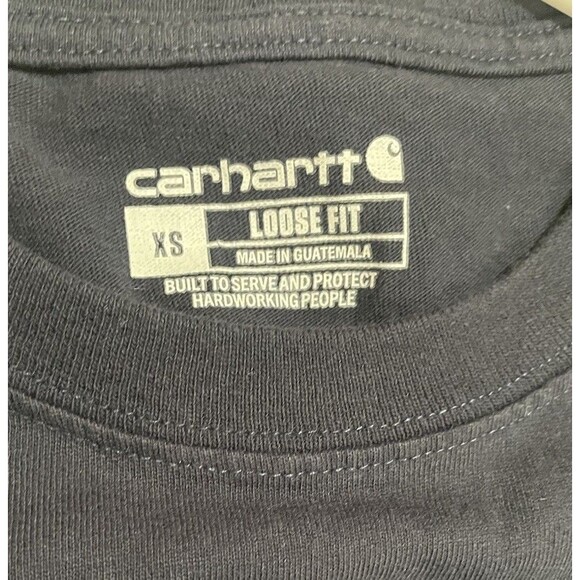 Carhartt Men's T-Shirt,  Loose Fit Short Sleeve Heavyweight Pocket Tee Size XS - Picture 3 of 5